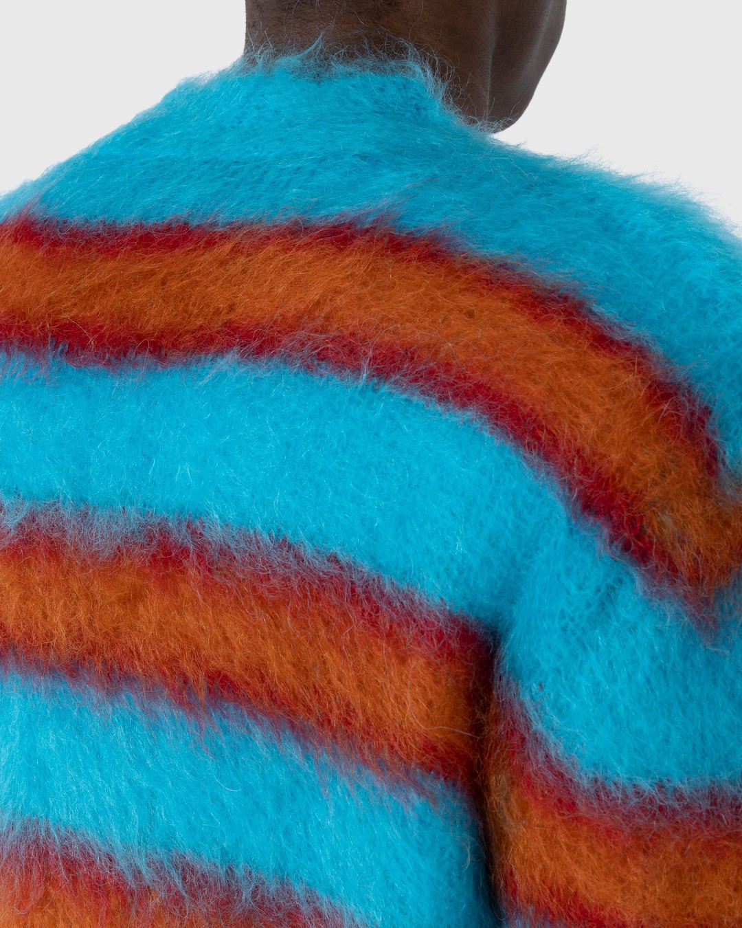 Marni – Striped Mohair Cardigan Multi - Knitwear - Multi - Image 7