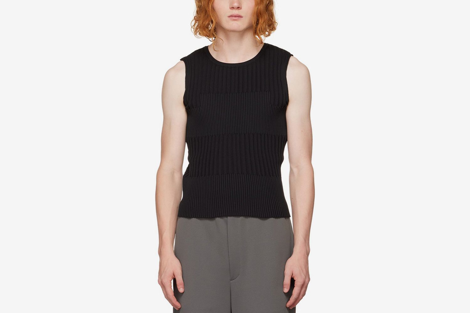 Fluted tank top