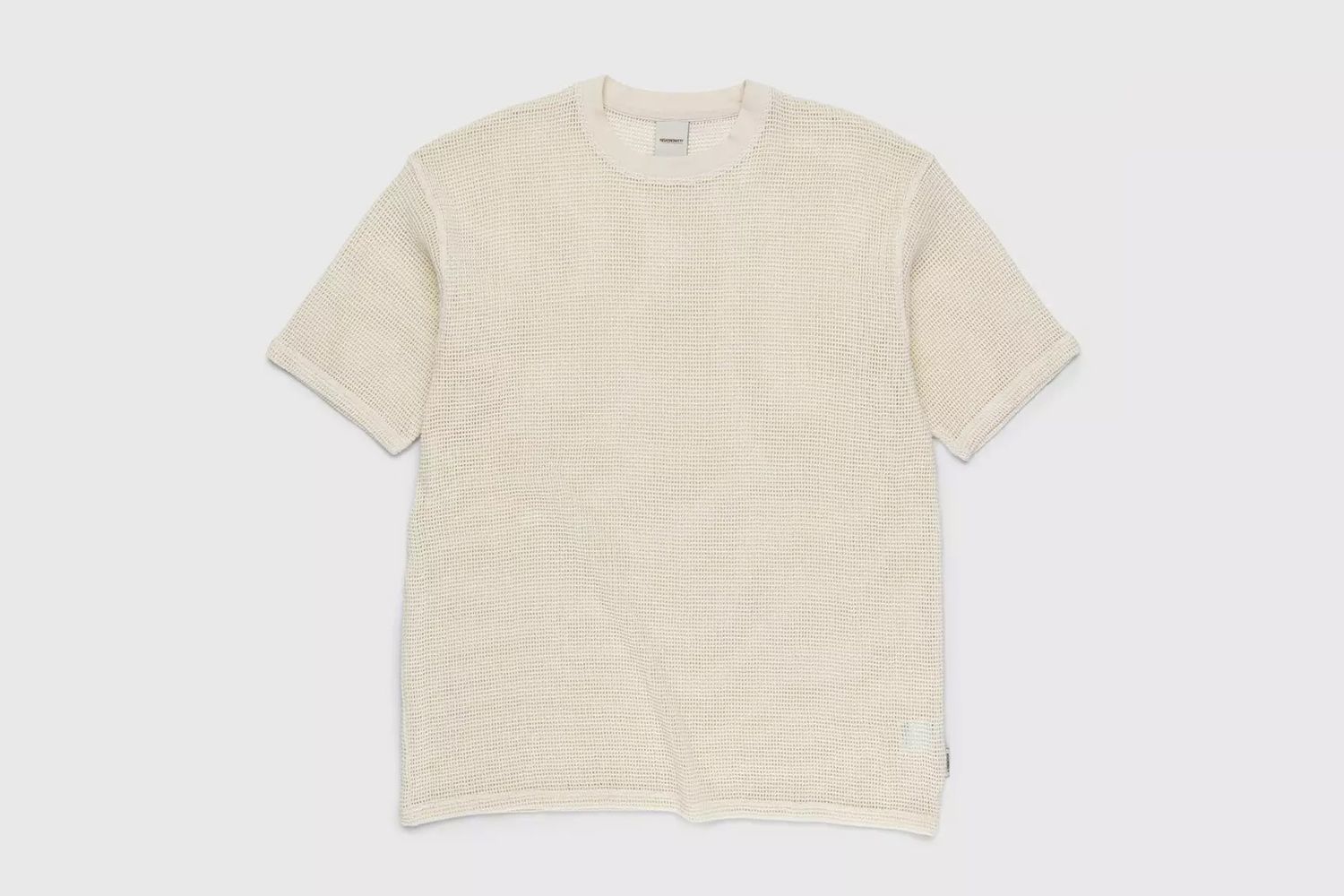 Knit Mesh Jersey T-Shirt