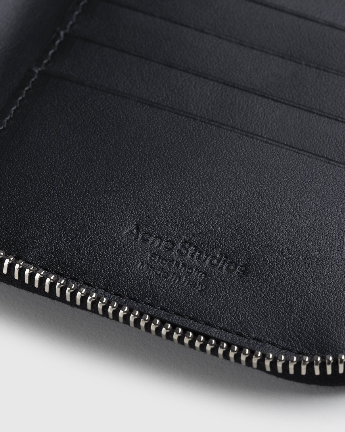 Acne Studios – Zippered Wallet Black - Wallets - Black - Image 3