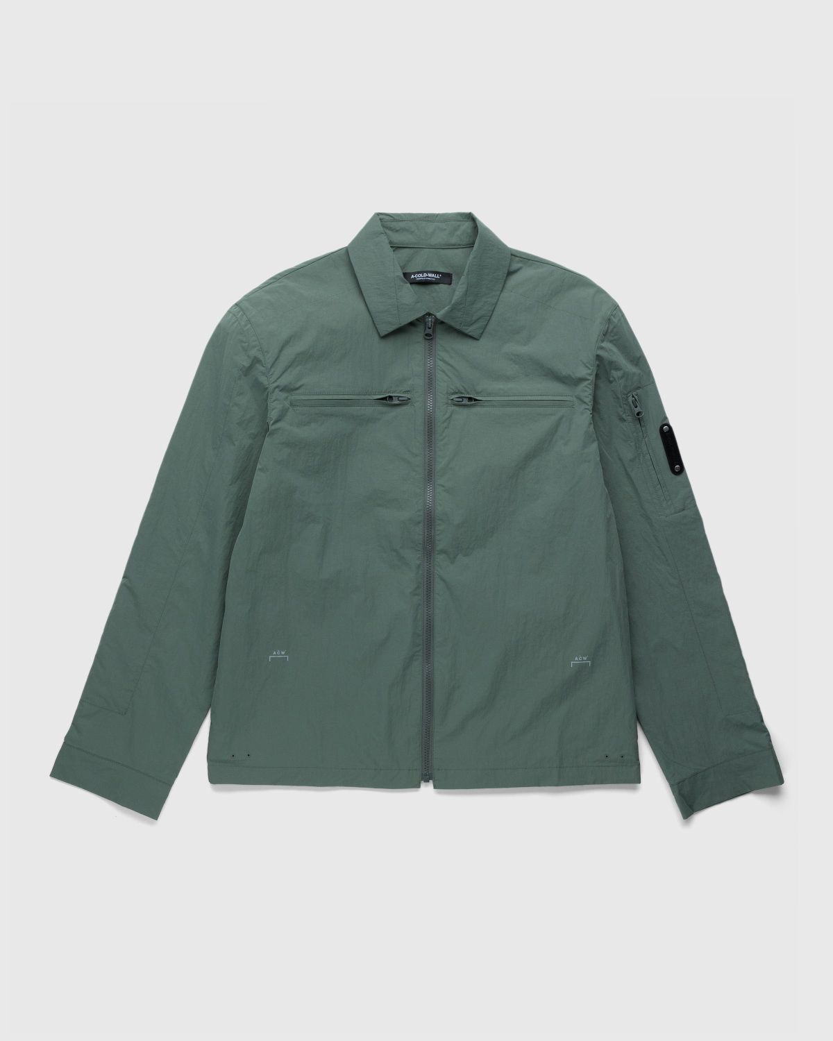 A-Cold-Wall* – Gaussian Overshirt Military Green - Overshirt - Green - Image 1