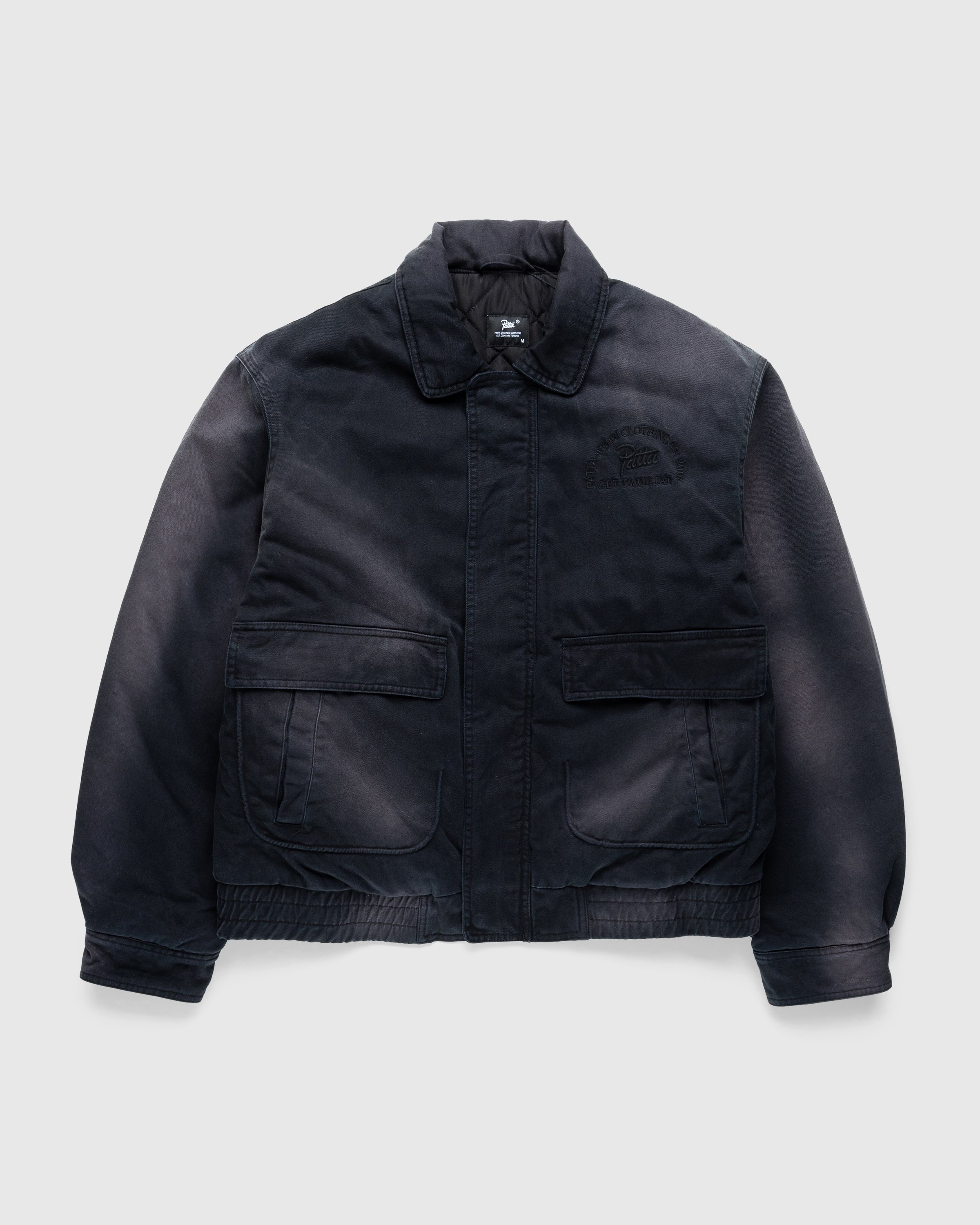 Patta – Sun Bleached Jacket Black - Outerwear - Black - Image 1