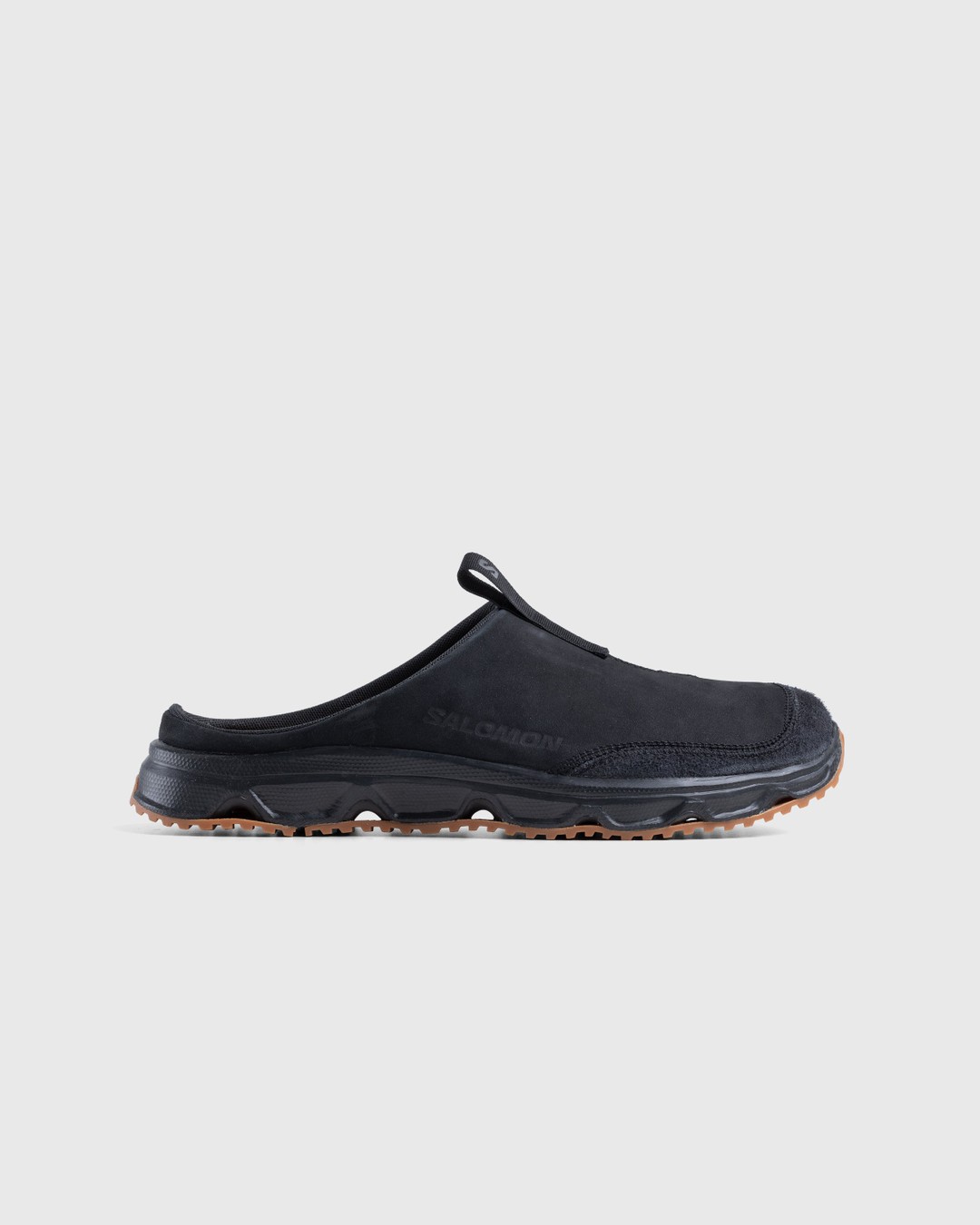 Salomon – RX Slide Leather Advanced Black - Slides - Black - Image 1