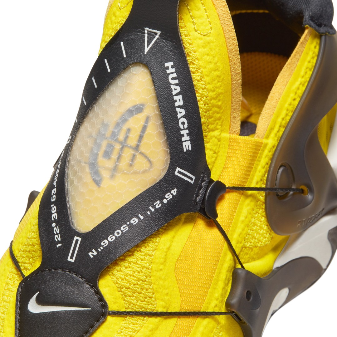Nike – Adapt Huarache Yellow - Sneakers - Yellow - Image 3