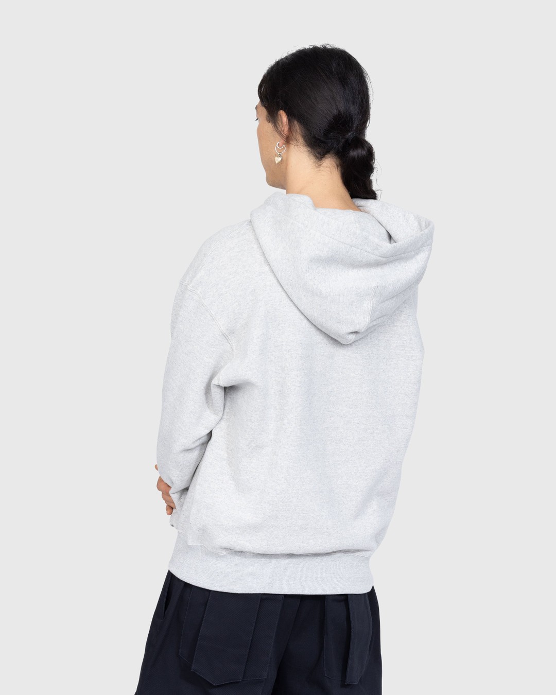 Jil Sander – Logo Hoodie Grey - Sweats - Green - Image 3