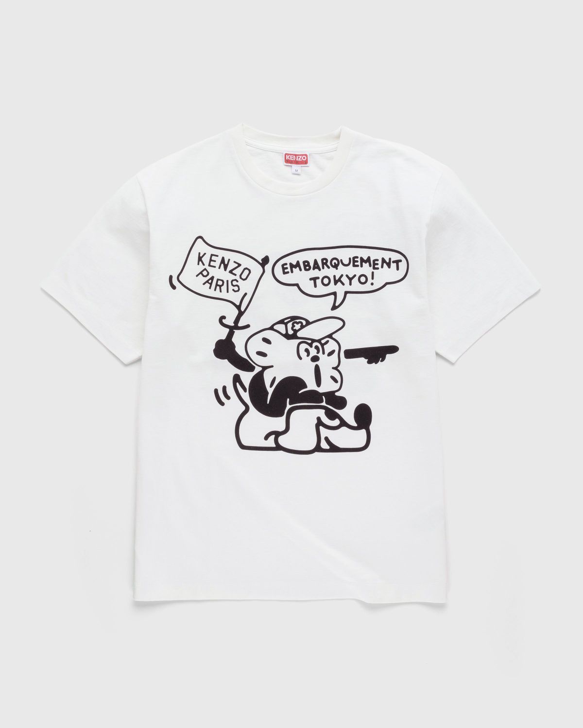 Kenzo – Graphic T-Shirt White - T-Shirts - Beige - Image 1