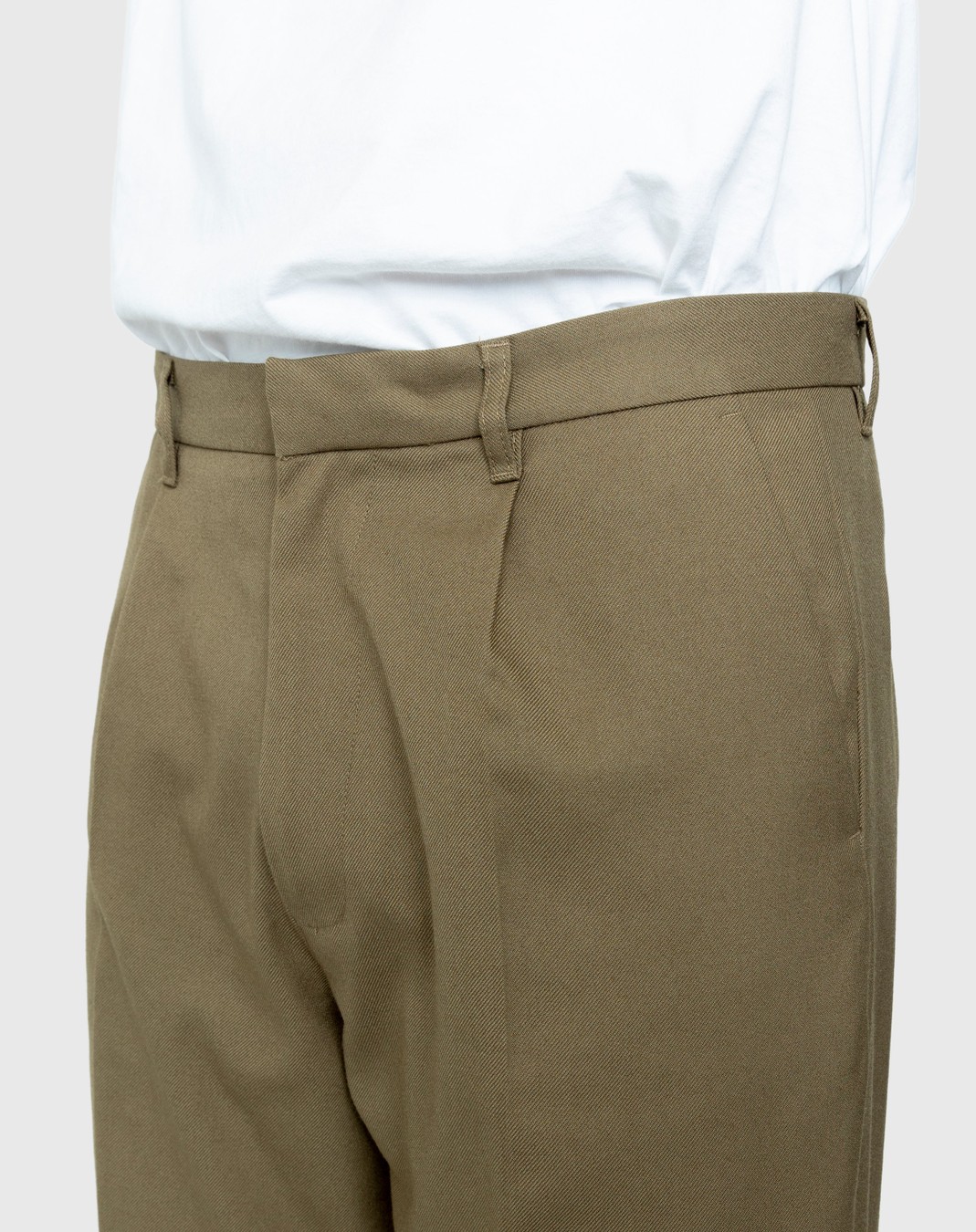 Highsnobiety – Heavy Wool Dress Pants Light Brown - Pants - Brown - Image 6