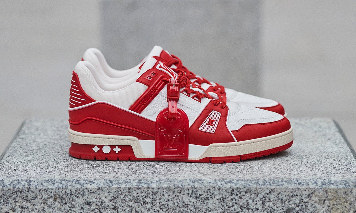 Louis Vuitton (RED) LV Trainer: Images & Release Info 有名な高級ブランド 2021ss VUITTON LOUIS RED LINE TRAINER スニーカー