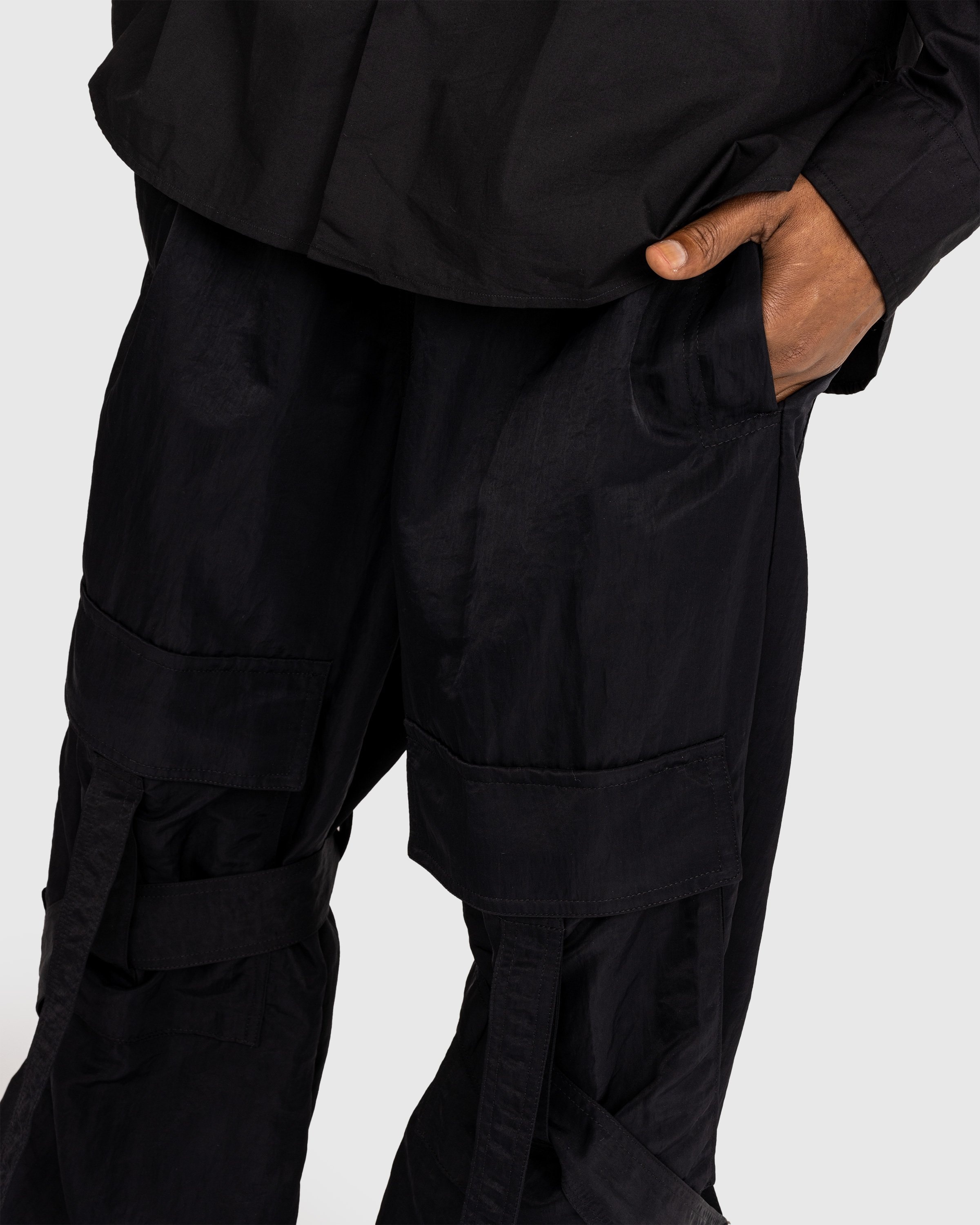 Dries van Noten – Primo Tape Pants Black - Pants - Black - Image 4