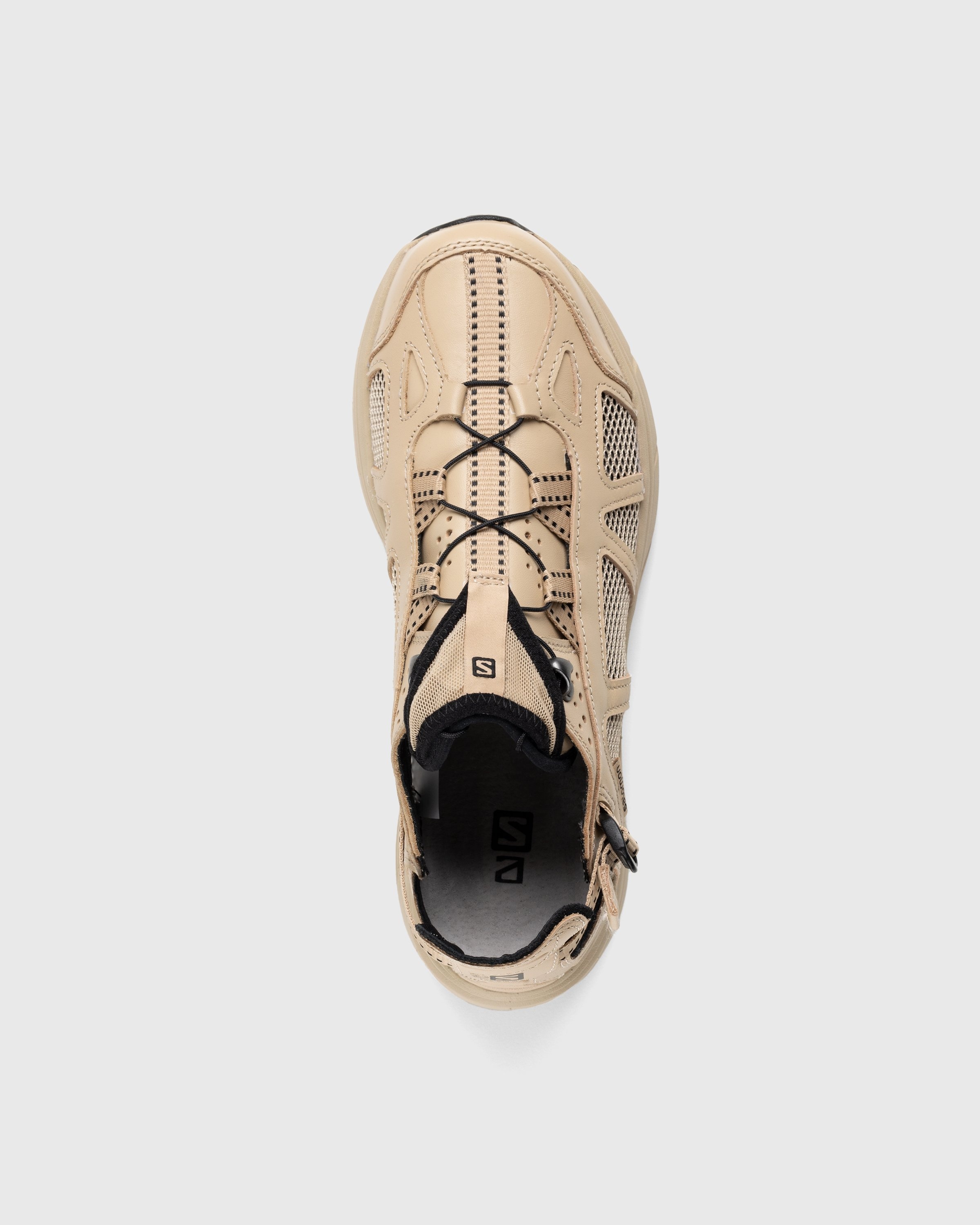 Salomon – Techsonic Leather Advanced Safari/Safari/Black - Sneakers - Beige - Image 6