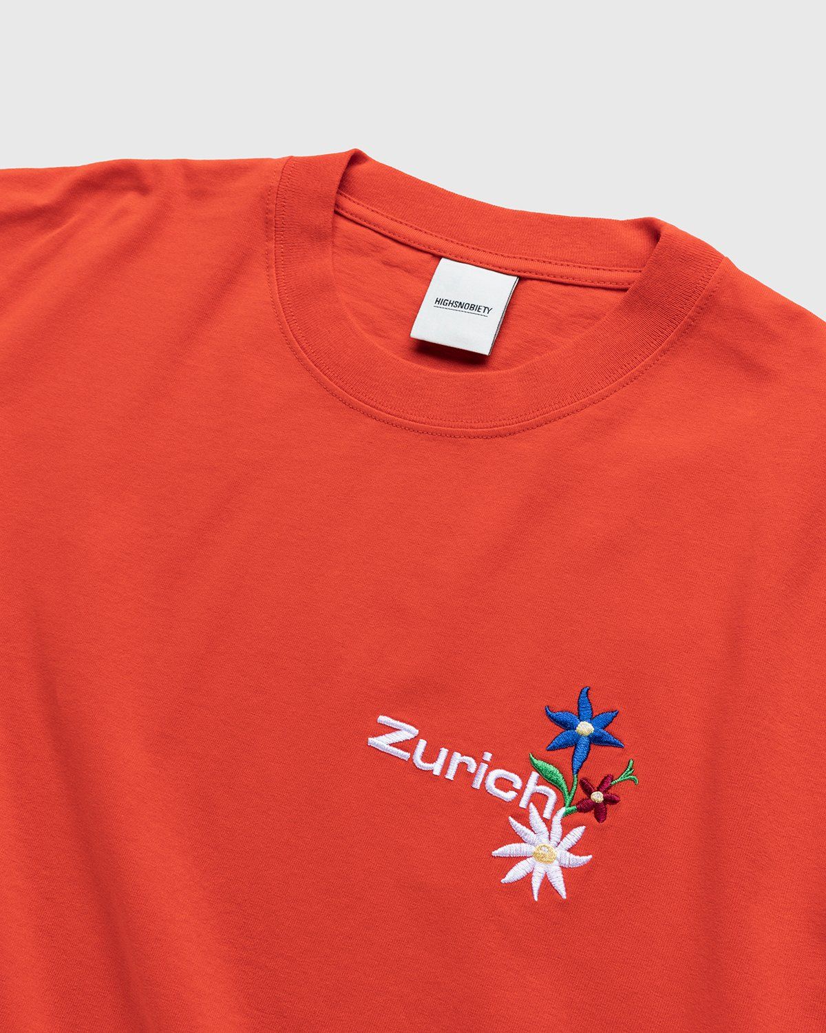 Highsnobiety – GATEZERO Alpine Flowers T-Shirt Red - Tops - Red - Image 5