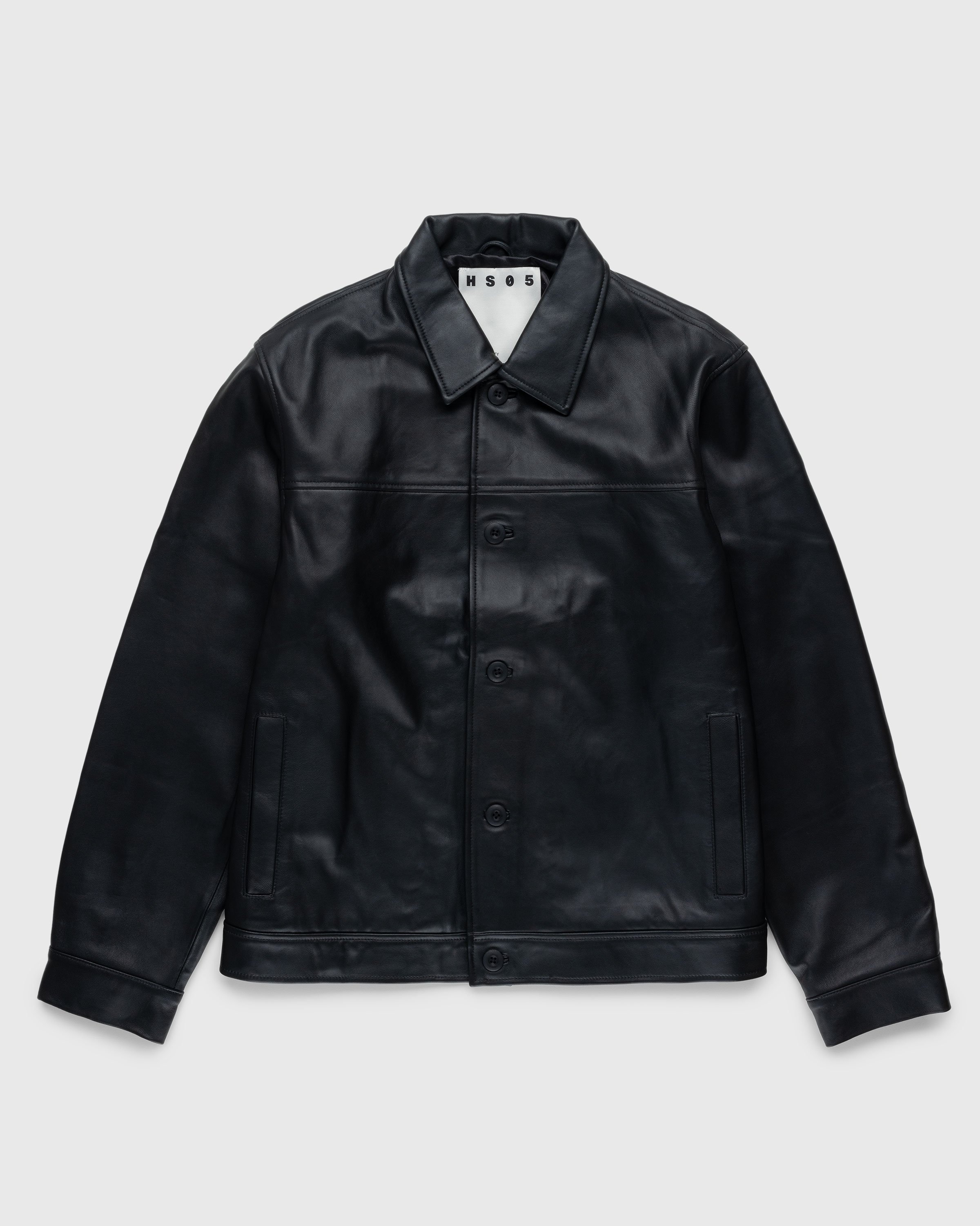 Highsnobiety HS05 – Leather Jacket Black - Outerwear - Black - Image 1