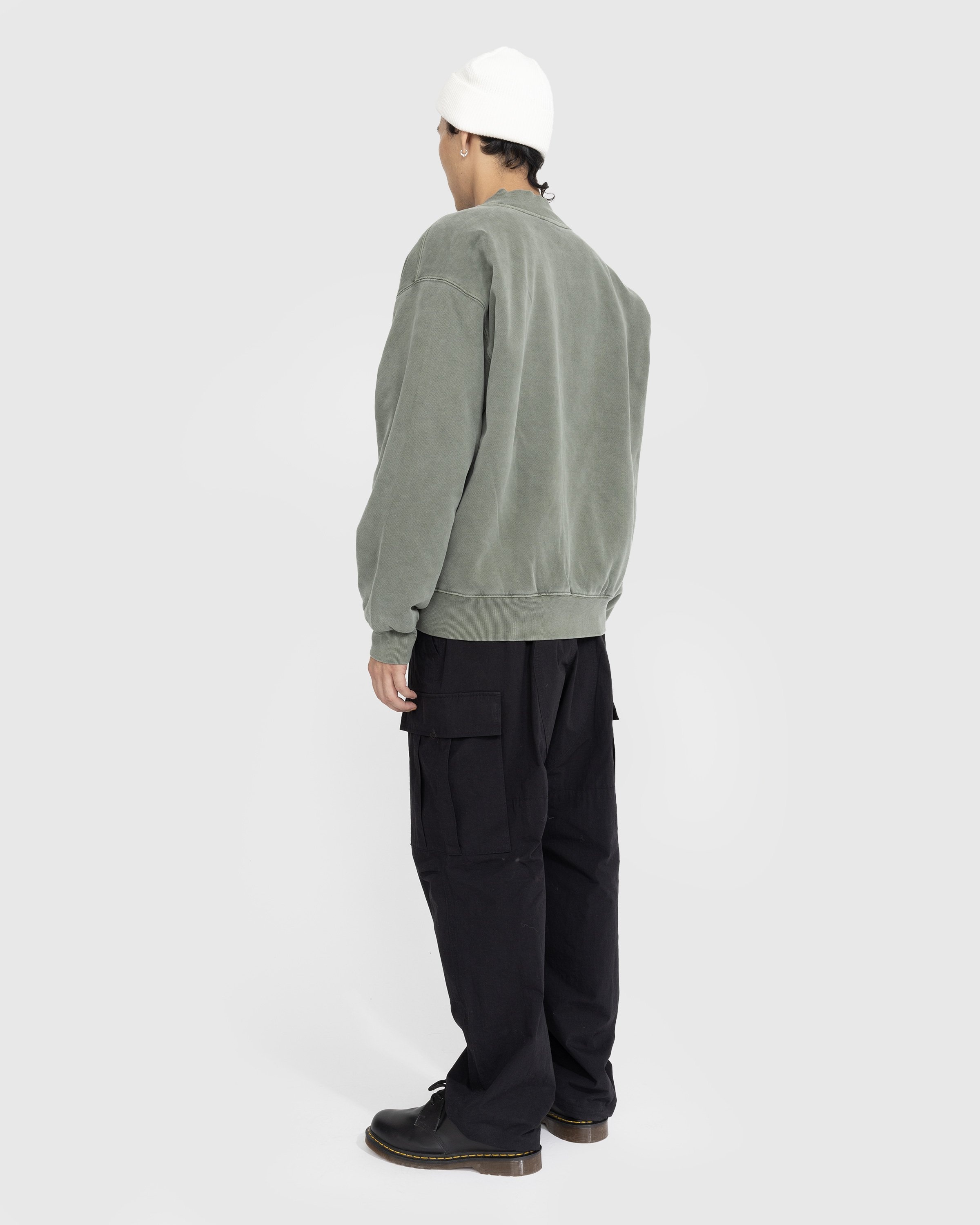 Carhartt WIP – Vista Sweat Bomber Smoke Green - Outerwear - Green - Image 3