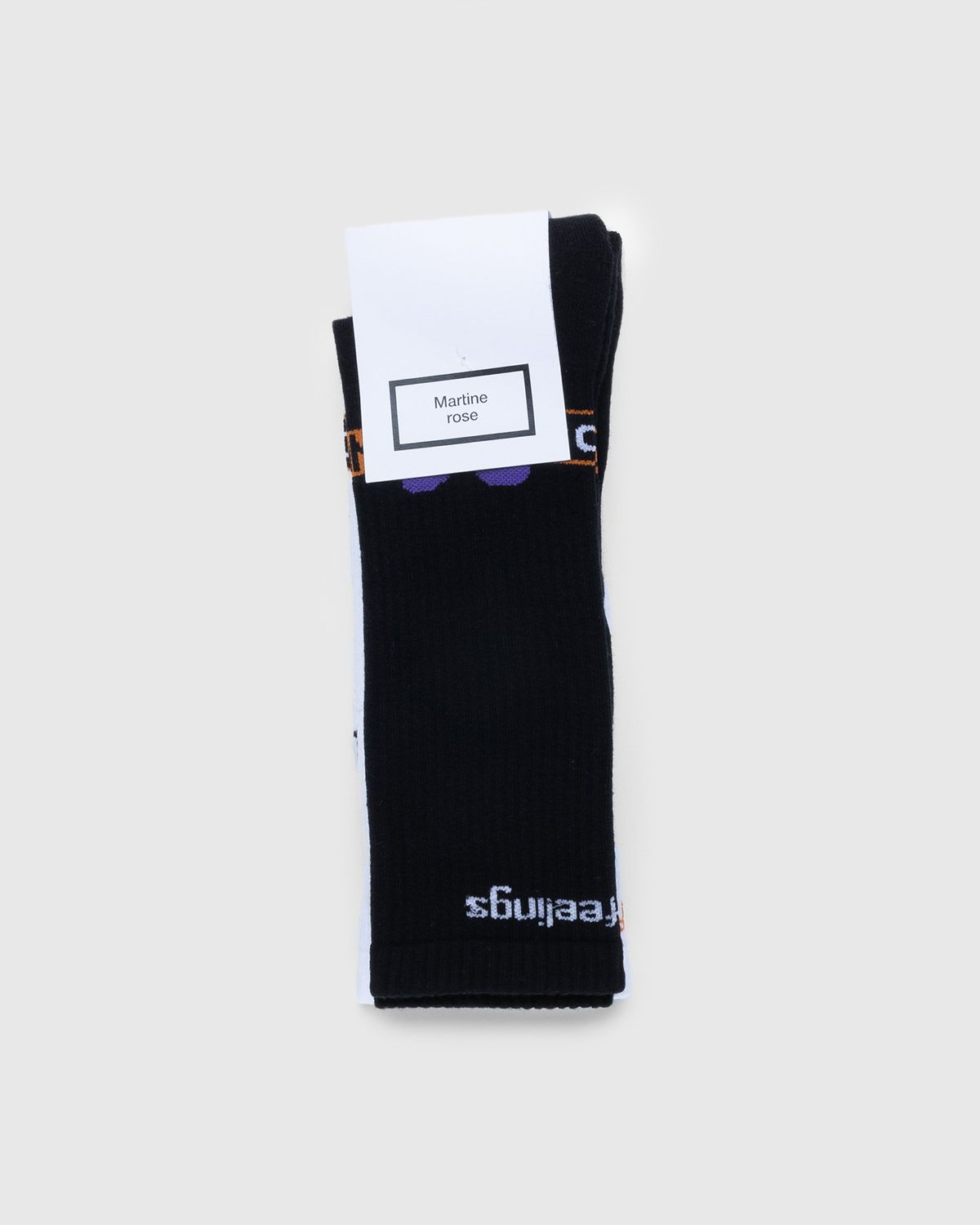 Martine Rose – Graphic Socks Multipack Black/White - Socks - Black - Image 1