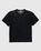 Cotton Mesh Knit T-Shirt Black