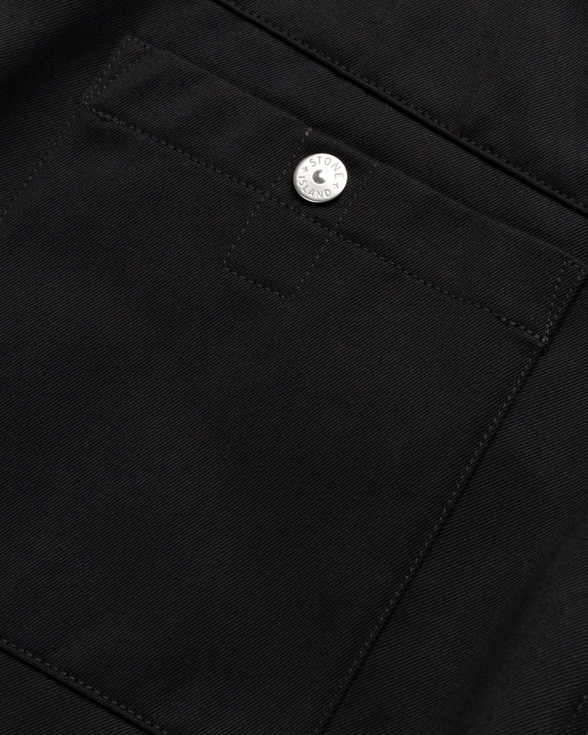 Stone Island – 31928 Gabardine Chino Pants Black - Pants - Black - Image 6
