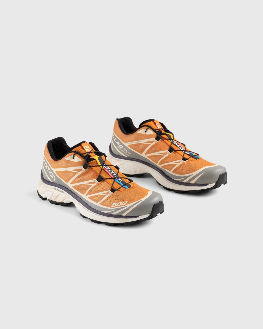 Salomon – XT-6 Apricot Buff/Frost Grey/Velvet Morning - Low Top Sneakers - Orange - Image 3