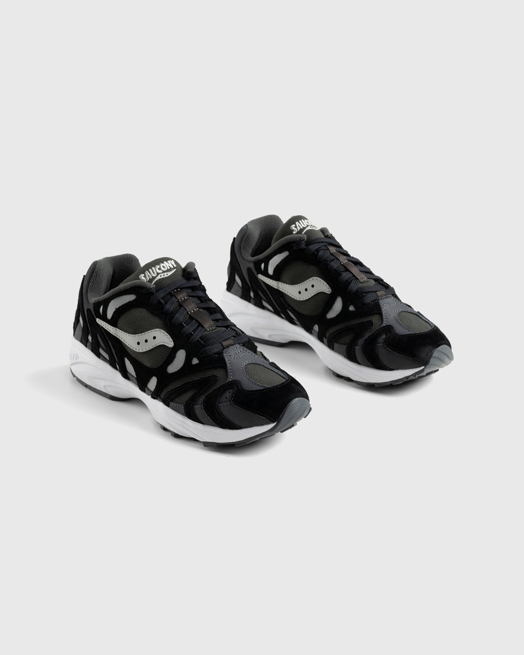 Saucony – Grid Azura 2000 Black/Silver - Sneakers - Black - Image 3