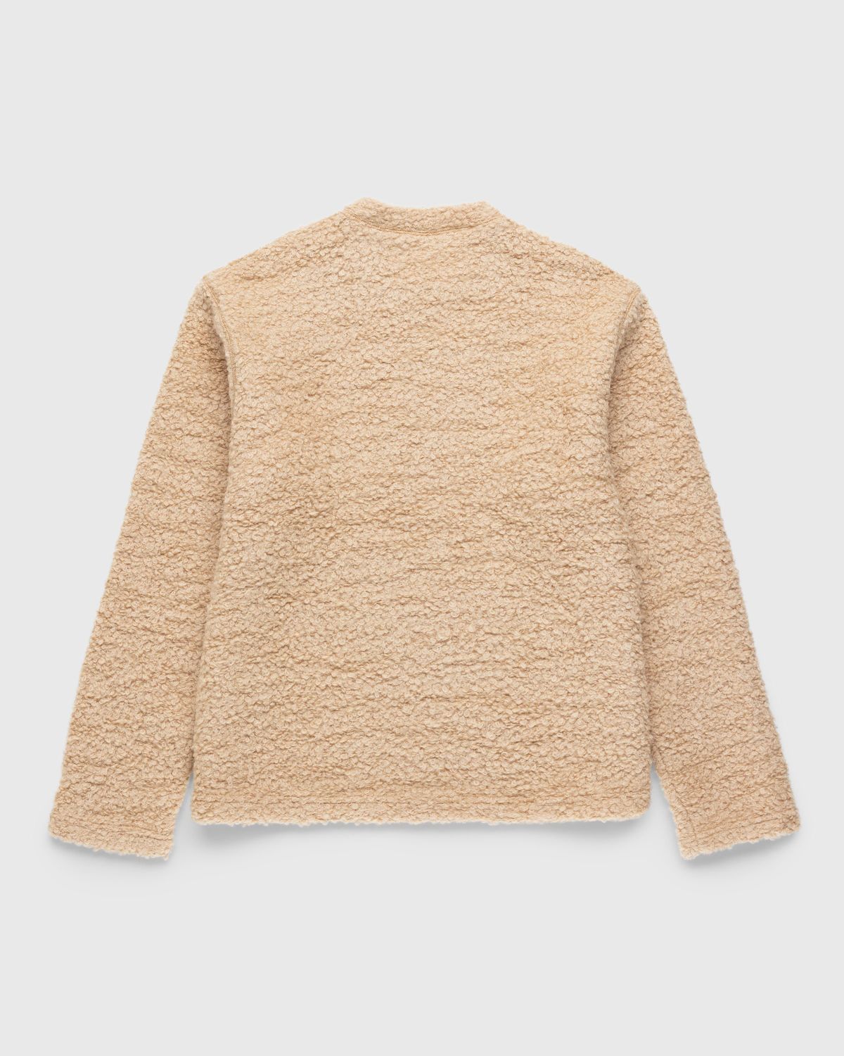 Highsnobiety HS05 – Wool Blend Inlaid Knit Crew Brown - Knitwear - Brown - Image 2