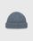 Acne Studios – Small Face Logo Beanie Grey Melange - Hats - Grey - Image 2
