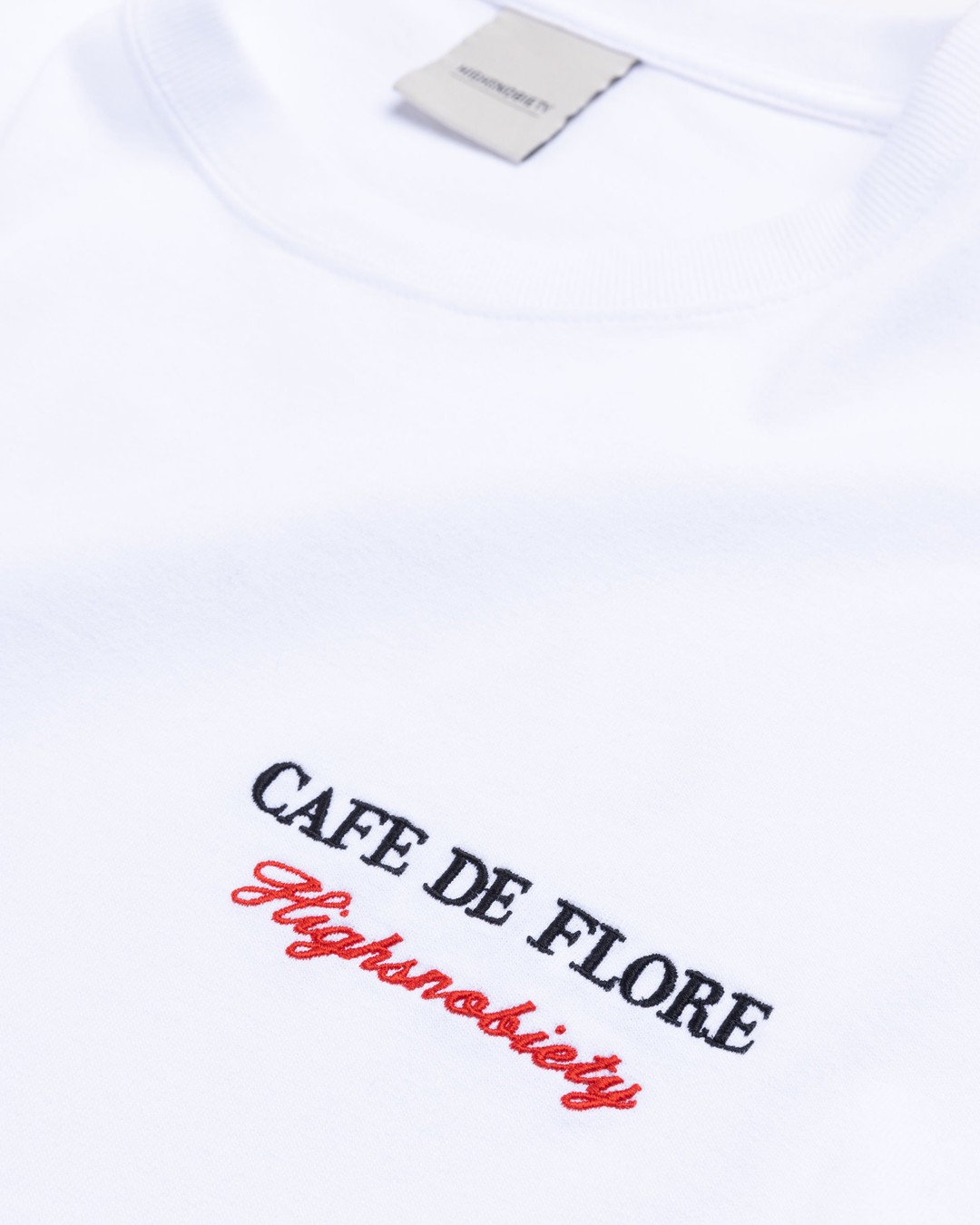 Café de Flore x Highsnobiety – Short Sleeve T-Shirt White - Tops - White - Image 6