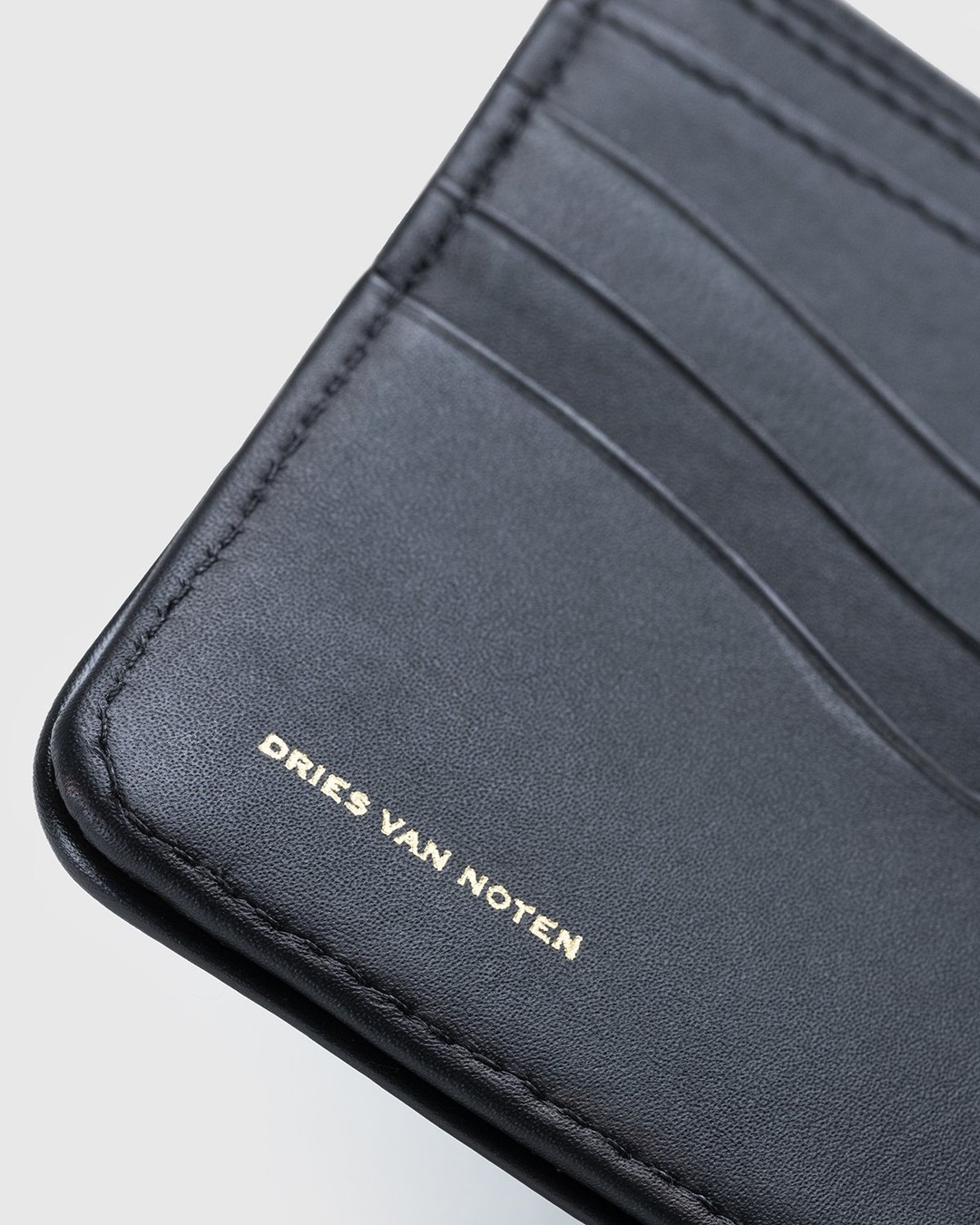Dries van Noten – Leather Wallet Black - Wallets - Black - Image 4