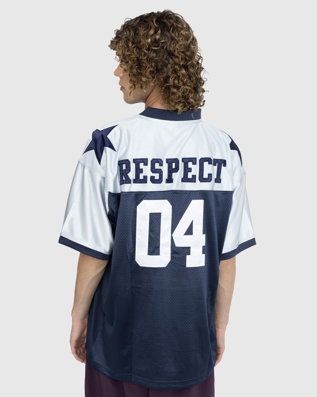 Patta Respect Football Jersey - Blue Nights / Pearl Blue - XL - Men