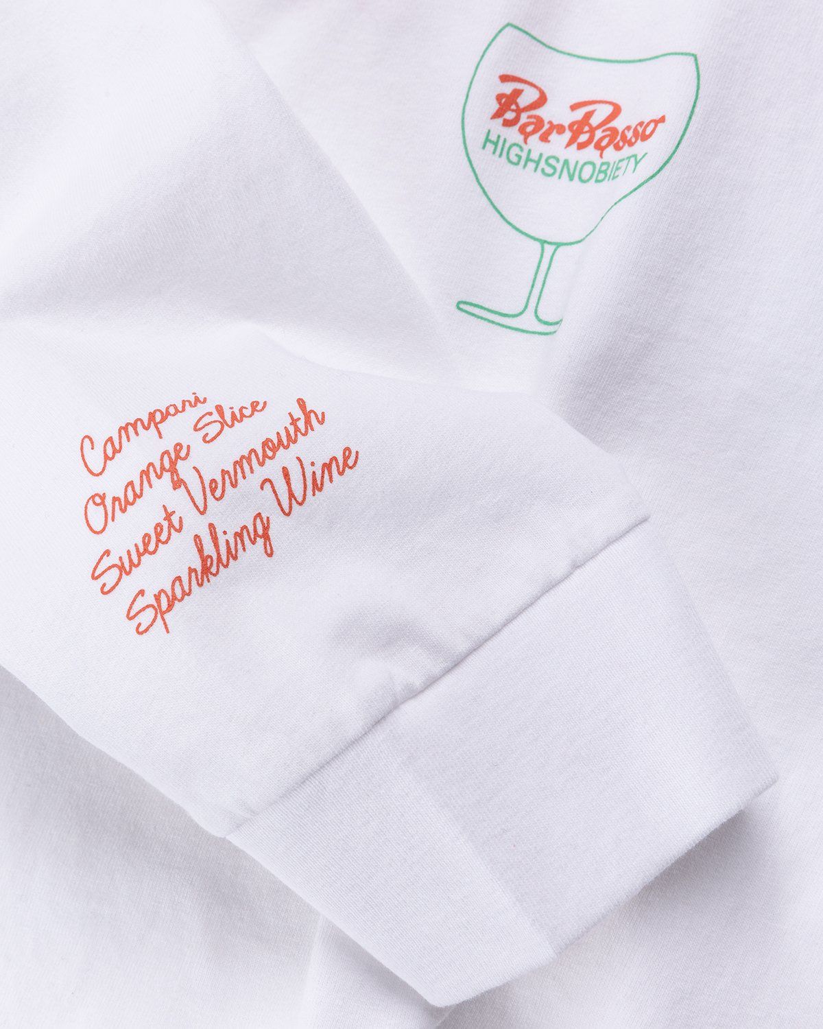 Bar Basso x Highsnobiety – Sbagliato Longsleeve White - Longsleeves - White - Image 6
