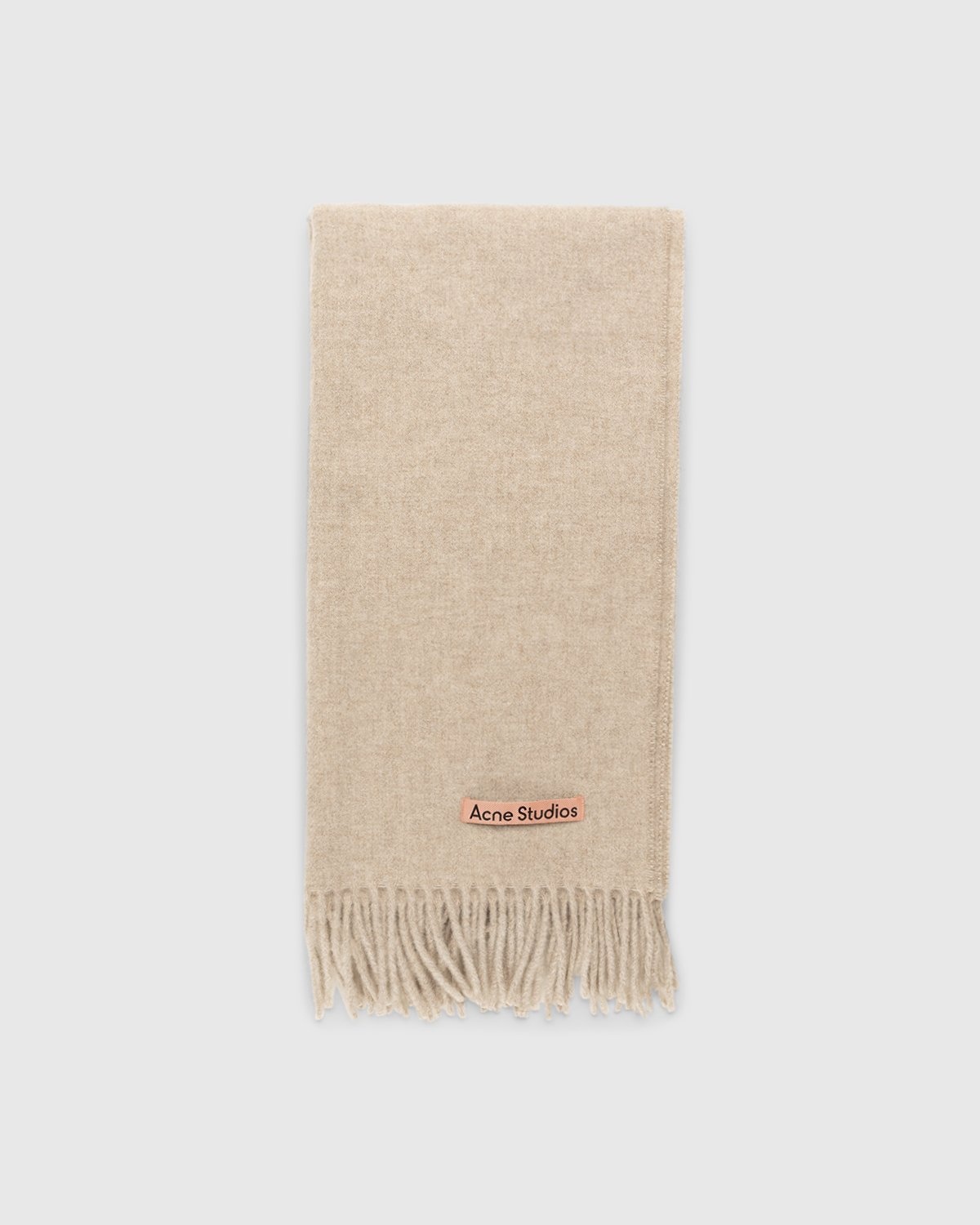 Acne Studios – Canada Narrow Scarf Oatmeal Melange - Scarves - Beige - Image 2