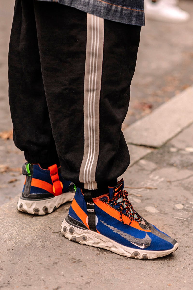 paris fashion week womens fw19 sneaker street style Adidas Balenciaga Nike
