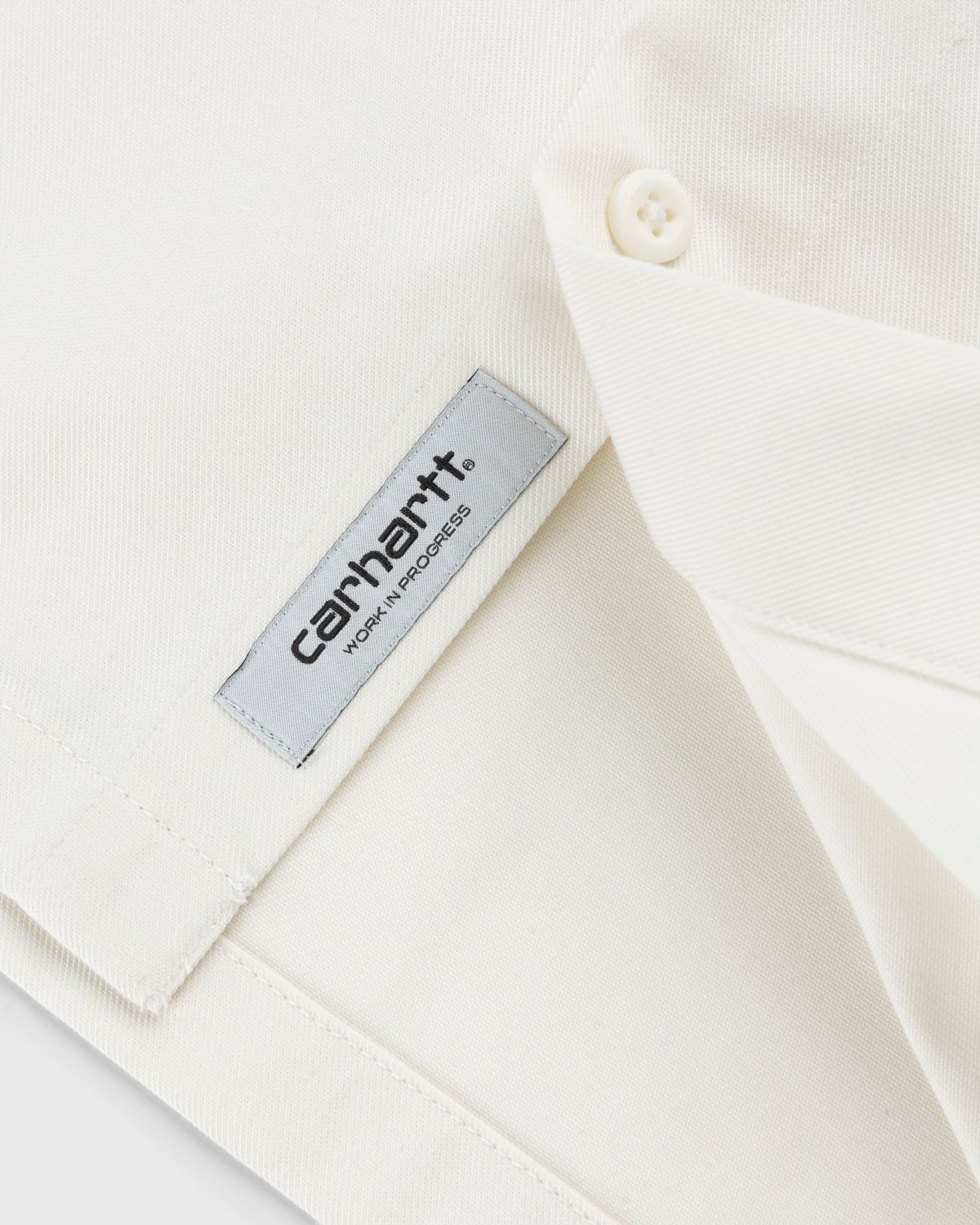 Carhartt WIP – Master Shirt Wax - Shortsleeve Shirts - White - Image 7