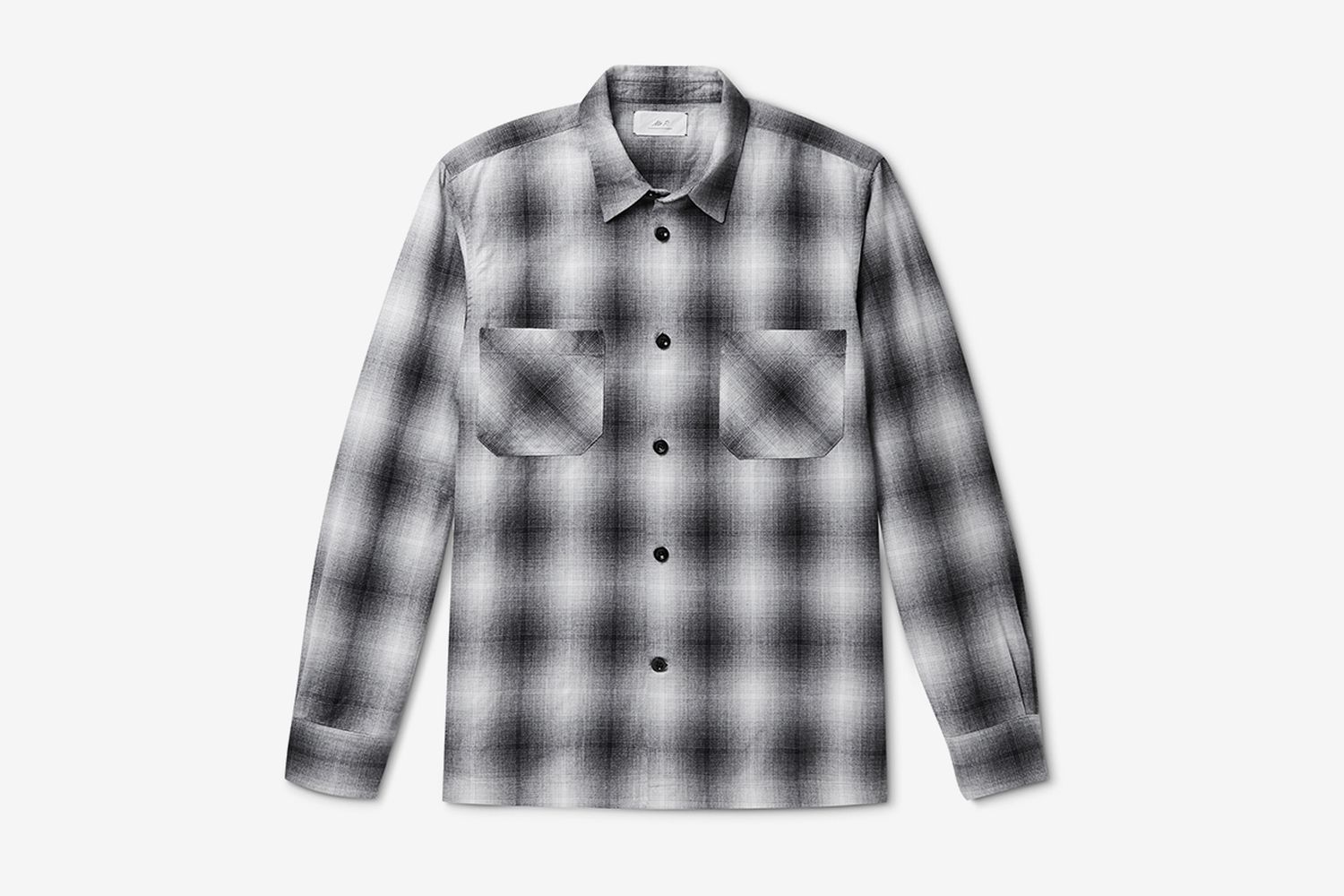 Checked Cotton-Flannel Shirt