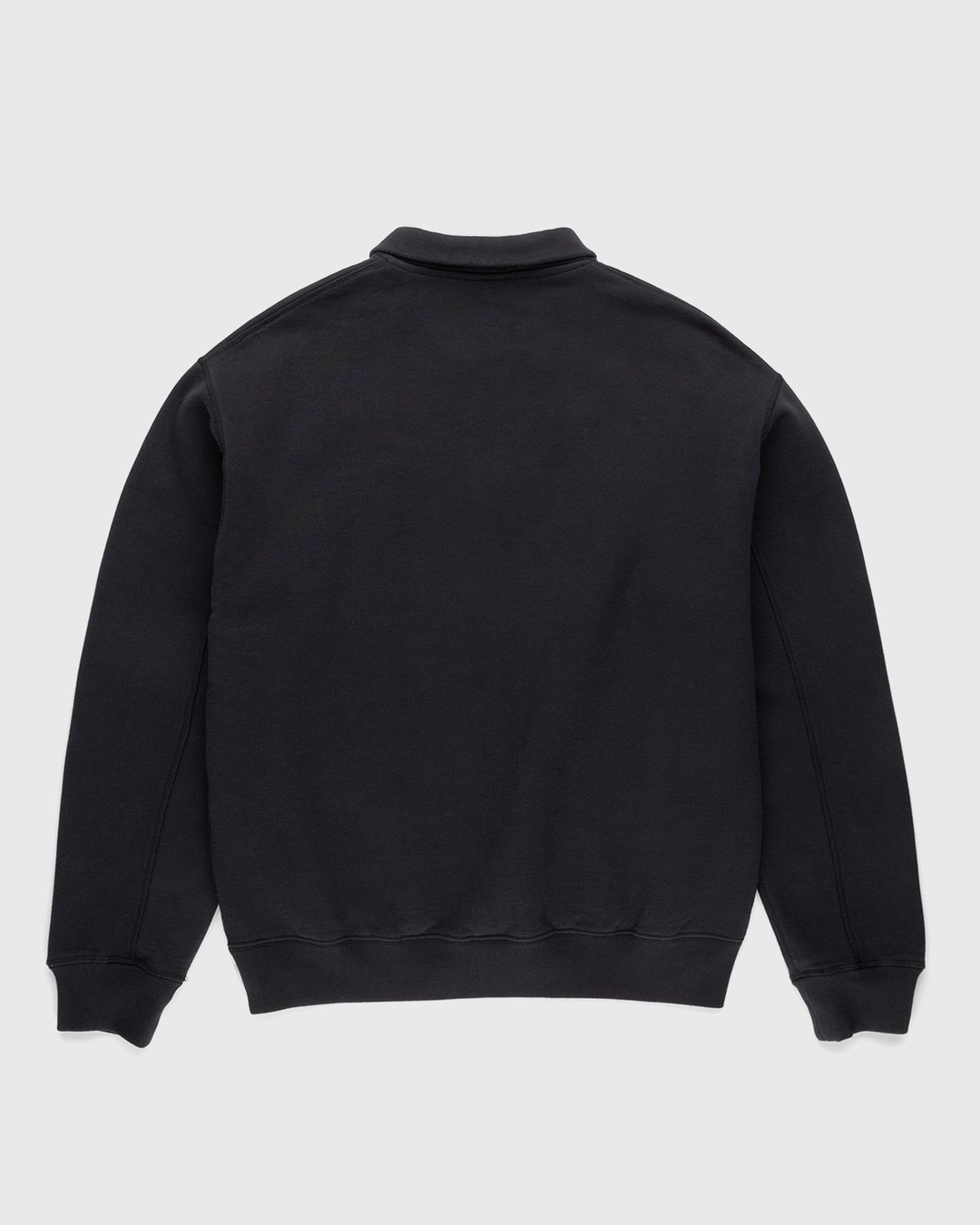 Highsnobiety – Zip Mock Neck Staples Fleece Black - Sweats - Black - Image 2