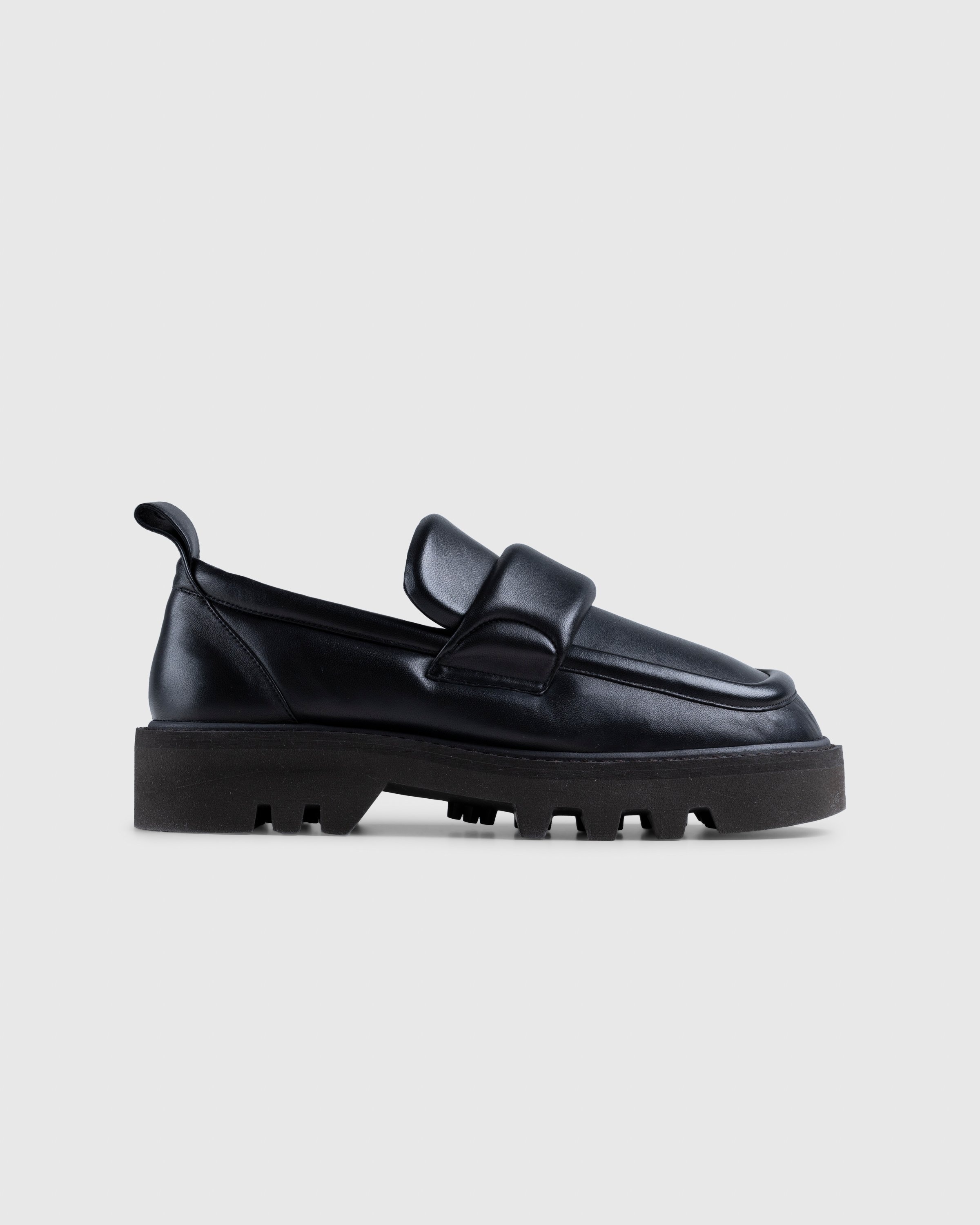 Dries van Noten – Padded Leather Loafers Black - Sandals - Black - Image 1