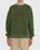 Highsnobiety – Script Logo Reverse Fleece Crew Green - Sweats - Green - Image 2