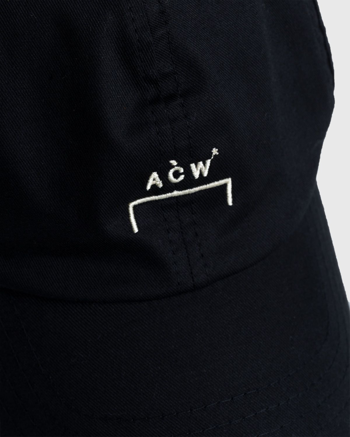 A-Cold-Wall* – Cotton Bracket Cap Black - Hats - here - Image 4