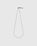 Dries van Noten – Logo Tag Necklace Silver