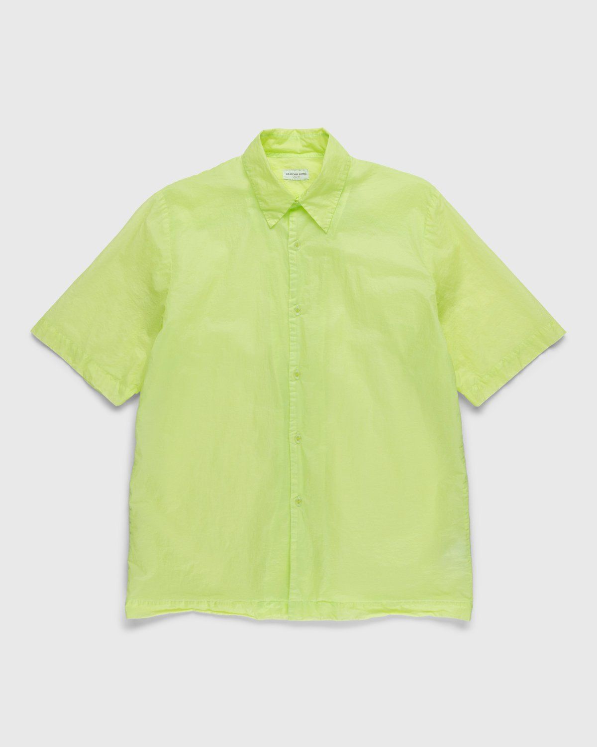 Dries Van Noten – Clasen Shirt Lime - Image 1