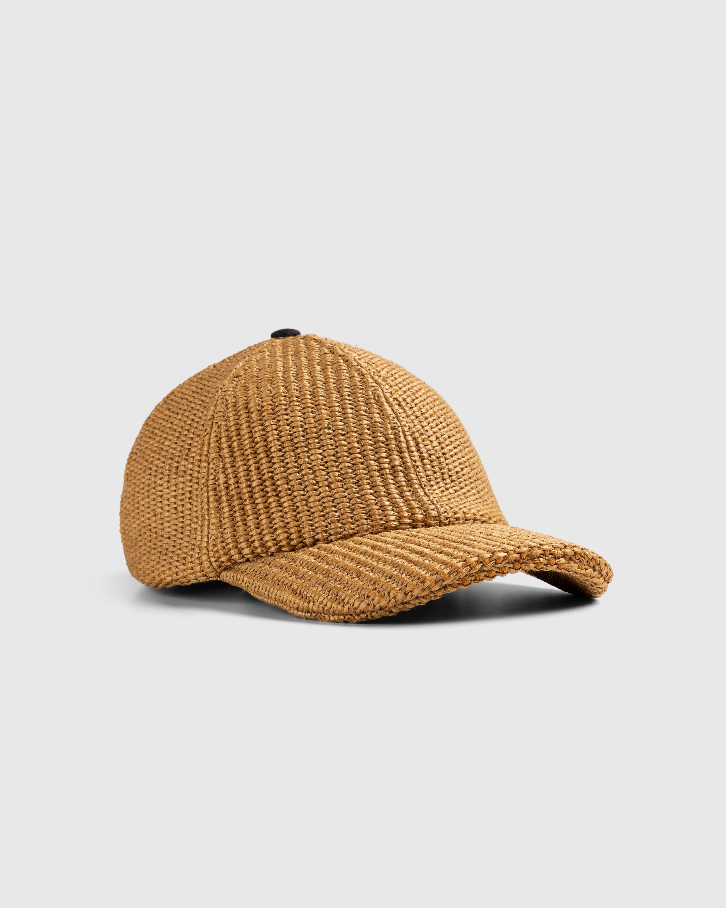 Marni x No Vacancy Inn – Logo Baseball Cap Caramel - Hats - Brown - Image 1