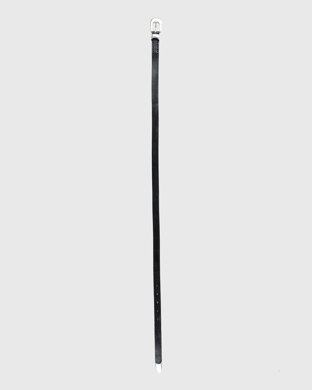 Our Legacy – Belt 2cm Black Leather - Belts - Black - Image 4