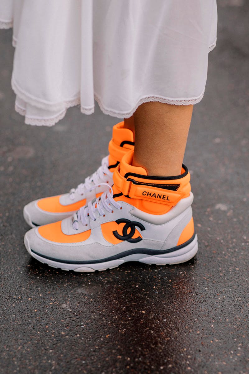 paris fashion week womens fw19 sneaker street style Adidas Balenciaga Nike
