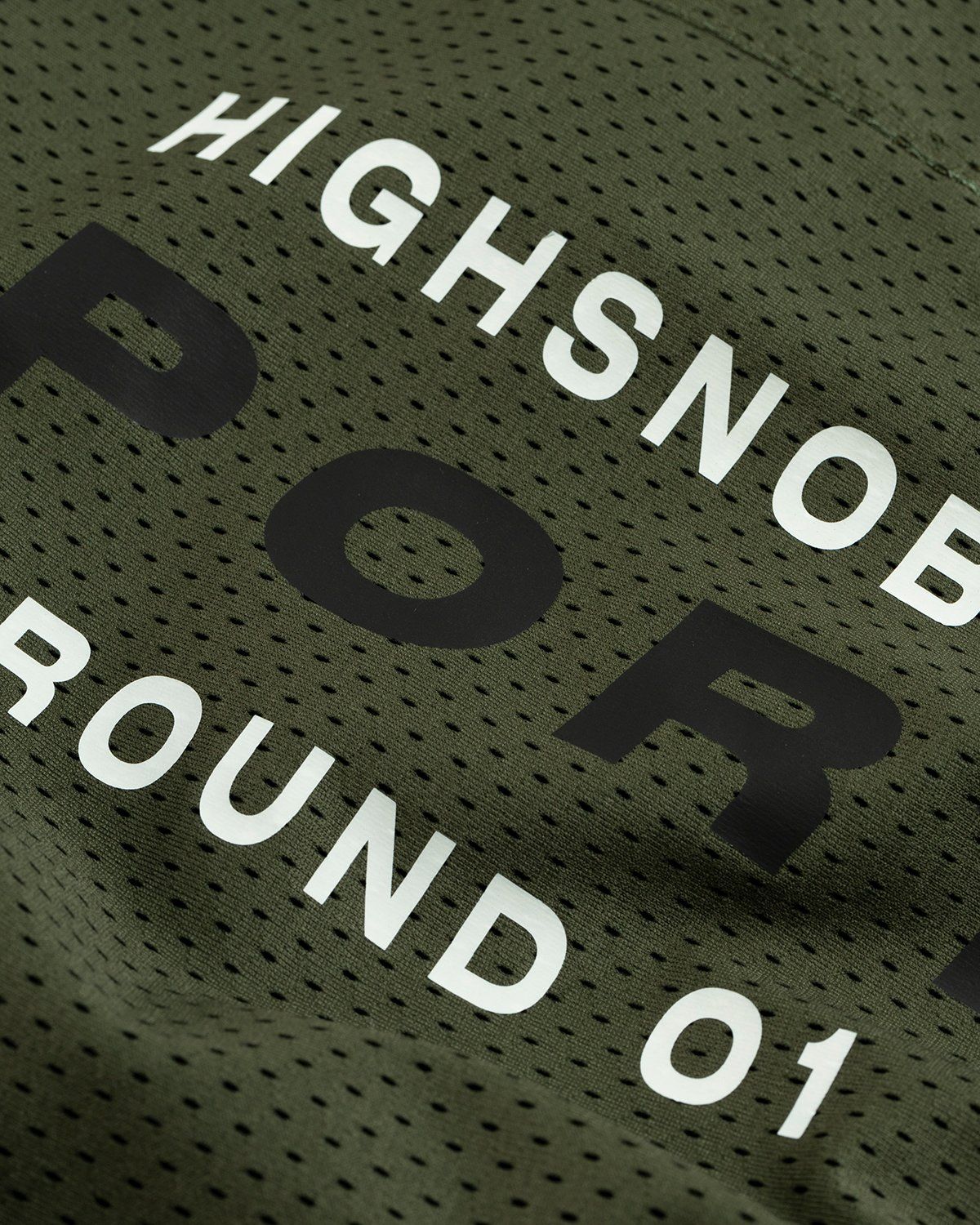 Highsnobiety – HS Sports Reversible Mesh Shorts Black/Khaki - Shorts - Green - Image 10