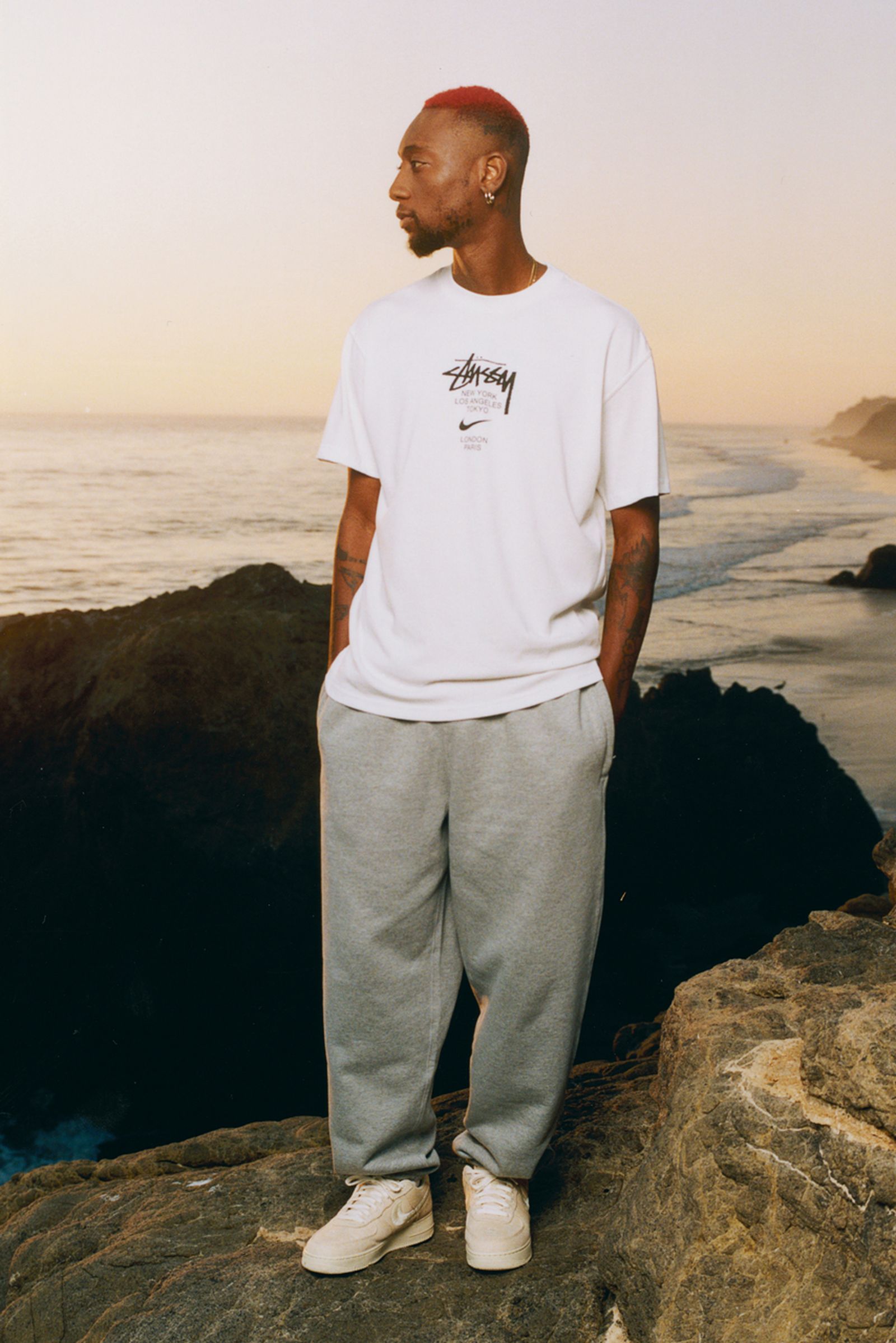 Stüssy x Nike Air Force 1 Apparel Collection: Official Look