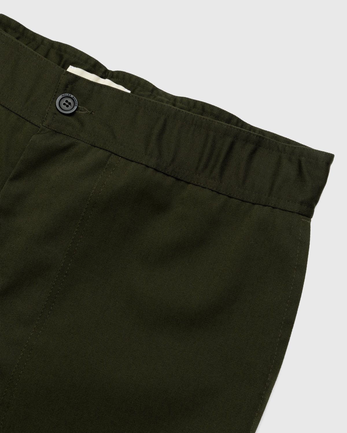 Wales Bonner – Earth Trousers Green - Pants - Green - Image 3