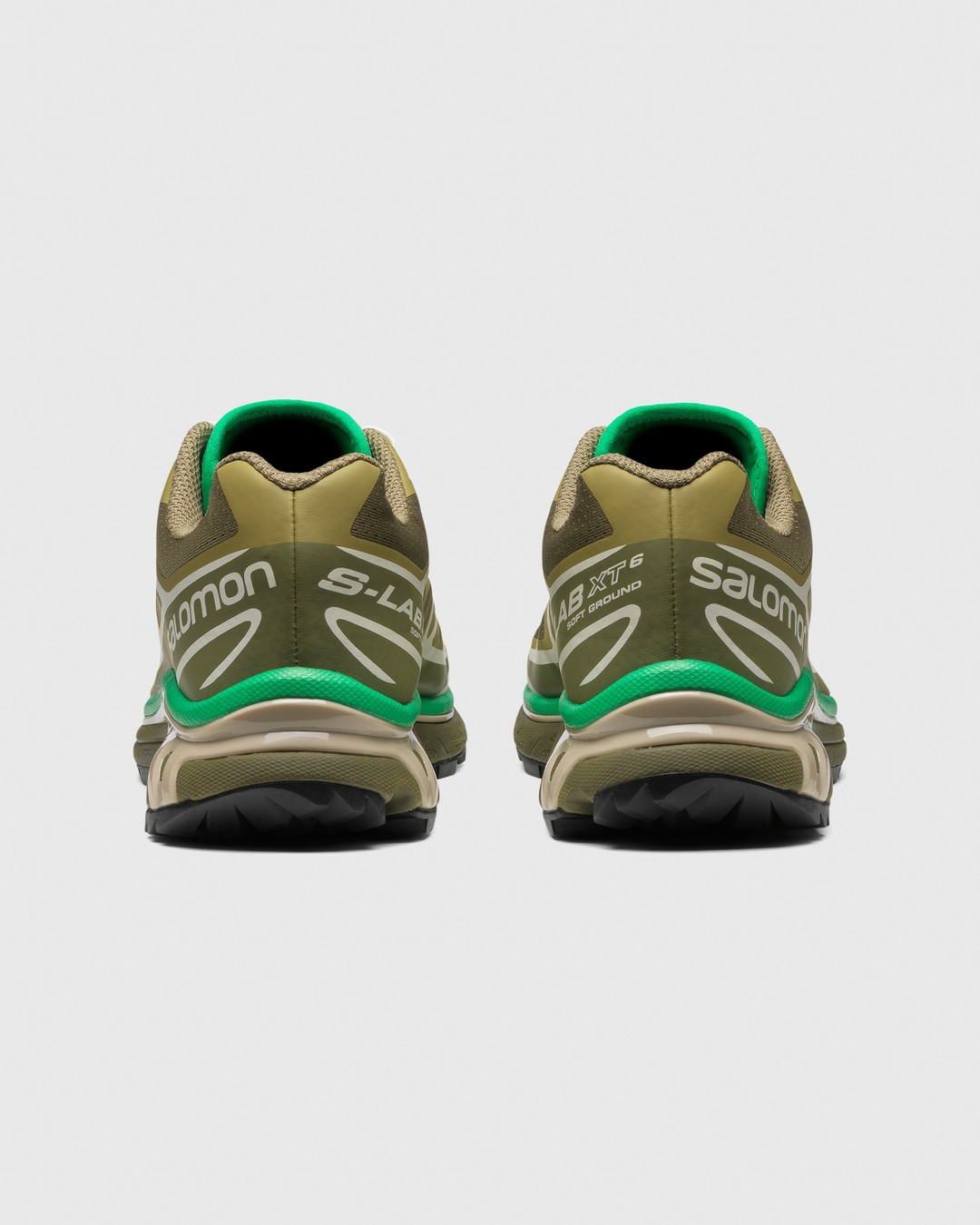 Salomon – XT-6 Dried Herb/Deep Lichen Green/Bright Green - Sneakers - Green - Image 3