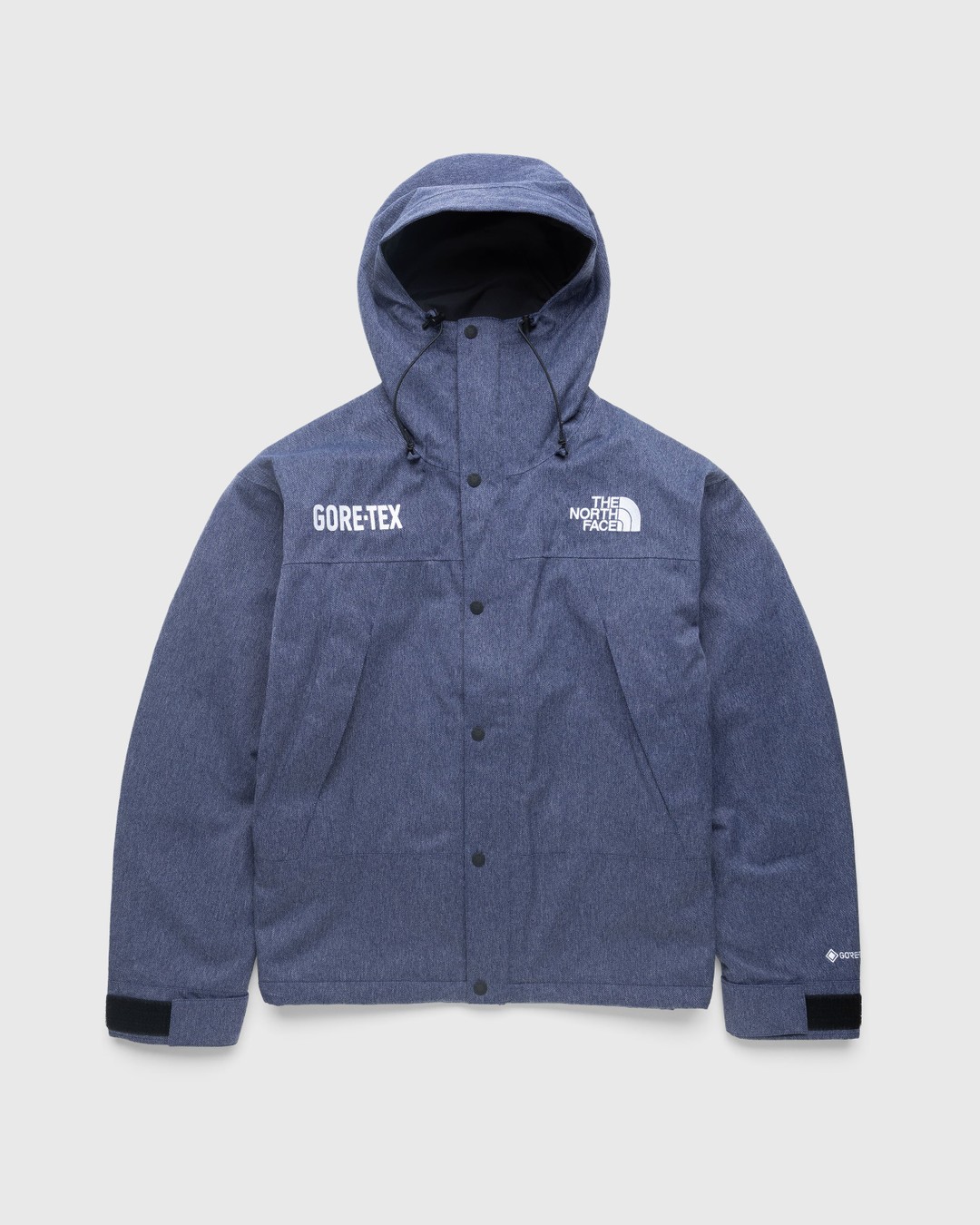 The North Face GORE TEX Mountain Jacket Denim Blue TNF Black