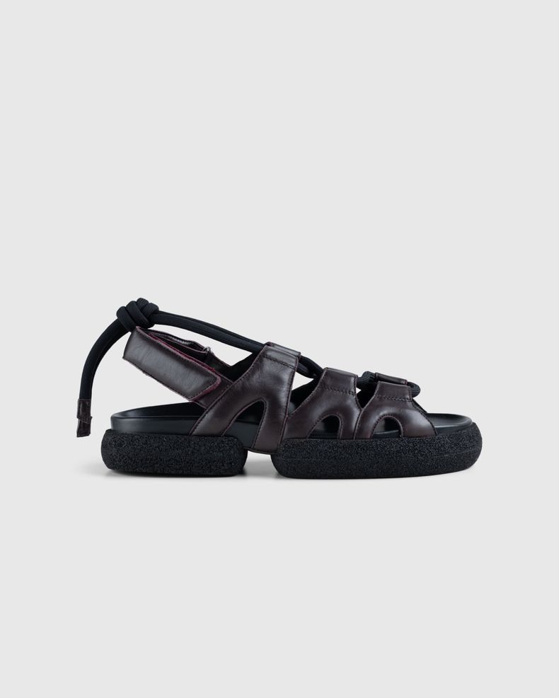 Heavy Platform Sandals Bordeaux