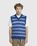 Marni – Striped V-Neck Sweater Vest Blue - Knitwear - Blue - Image 2