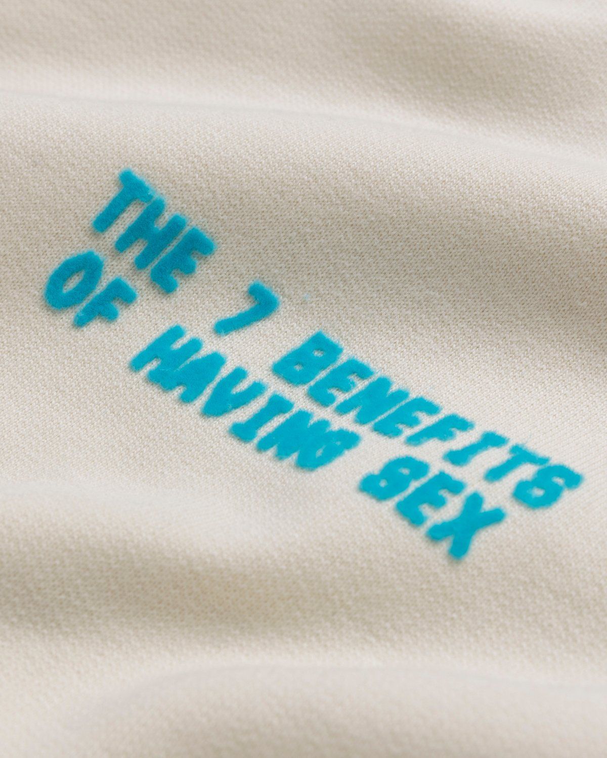 Carne Bollente – 7 Sex Benefits Hoodie Cream - Sweats - Beige - Image 5