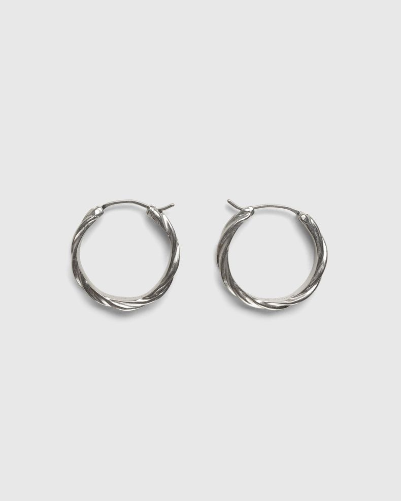 Maison Margiela – Timeless Hoop Earrings Silver